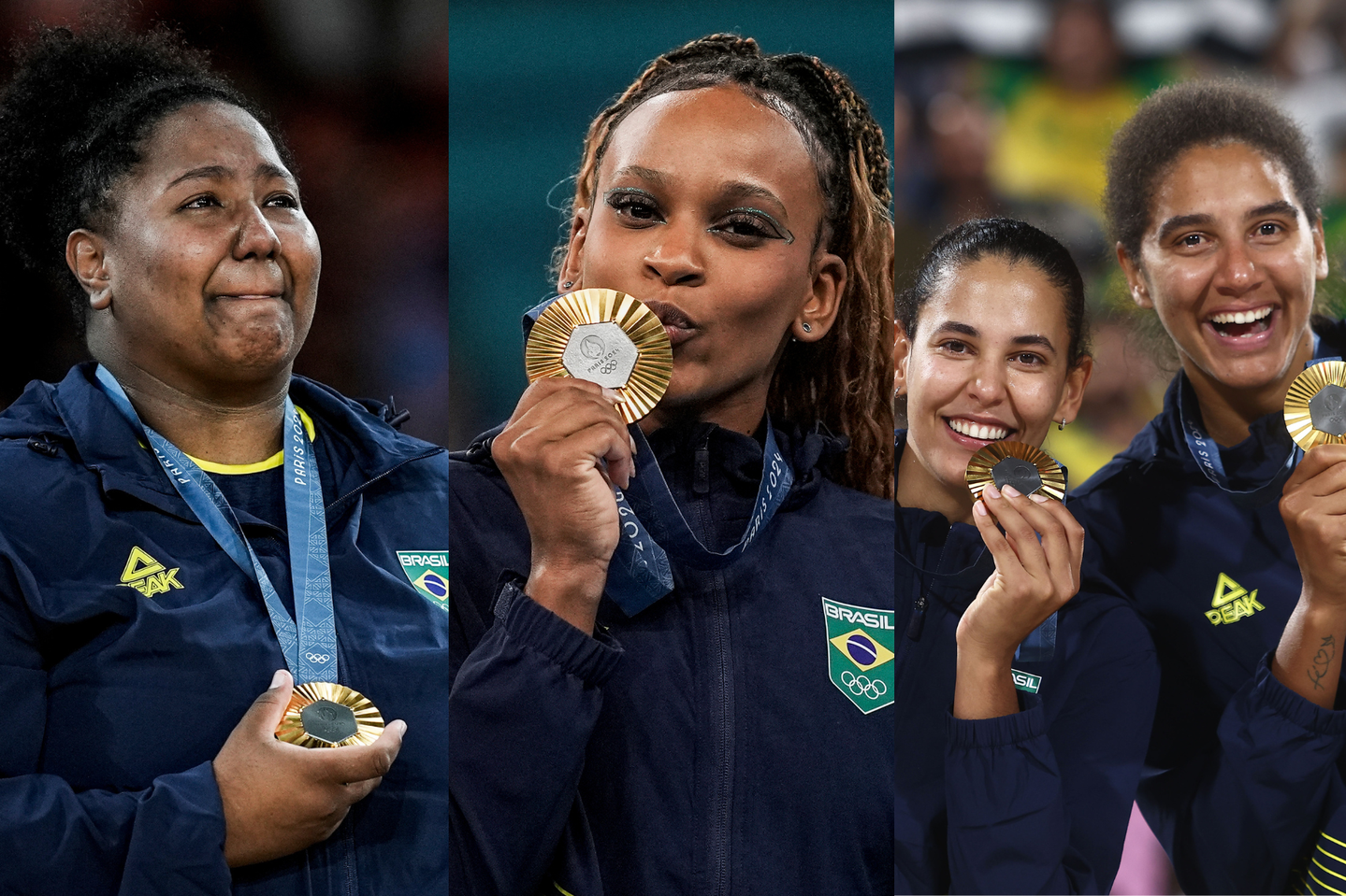 Mulheres conquistaram as medalhas de ouro do Brasil nos Jogos de Paris  Foto: Divulgação/COB