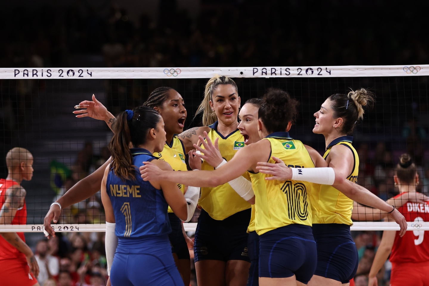 Brasil e Turquia disputaram o bronze no vôlei feminino dos Jogos de Paris  Foto: Miriam Jeske/COB