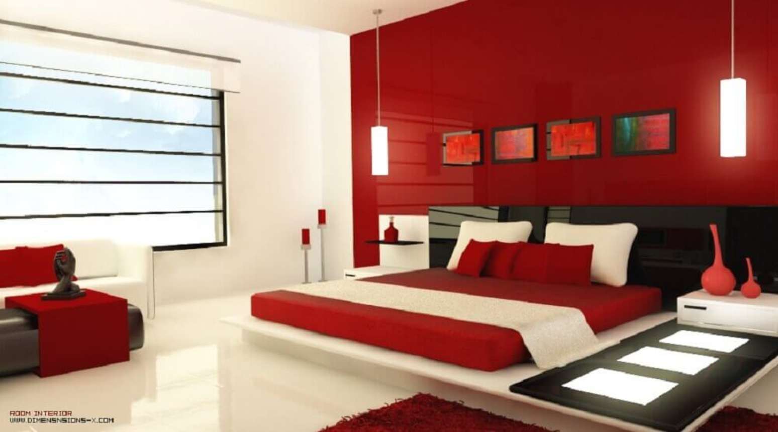 Quarto Vermelho: 64 Inspirações e Dicas para Redecorar o seu Quarto