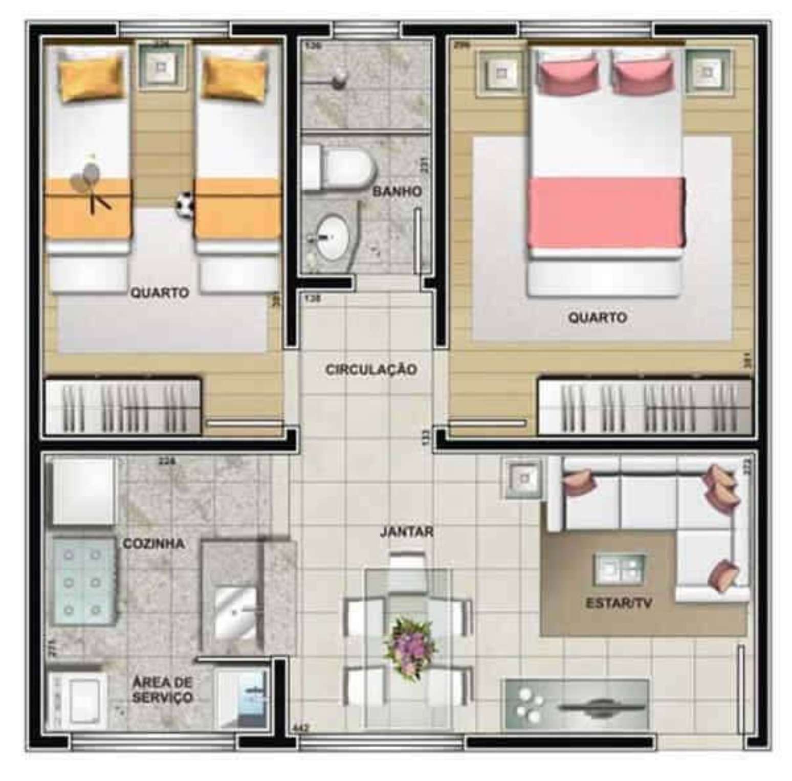 Plantas de Casas Simples: +63 Projetos Funcionais para Casas Pequenas