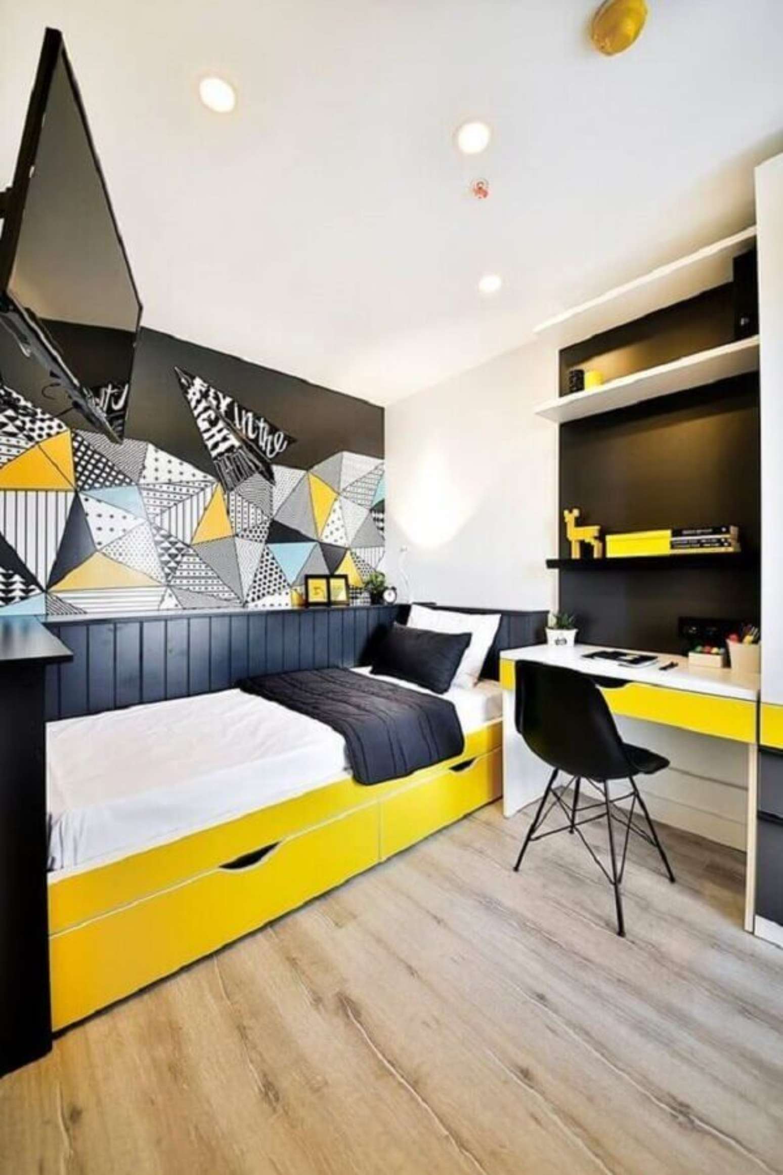 Quarto Amarelo: +52 Modelos e Dicas para Inspirar sua Decoração