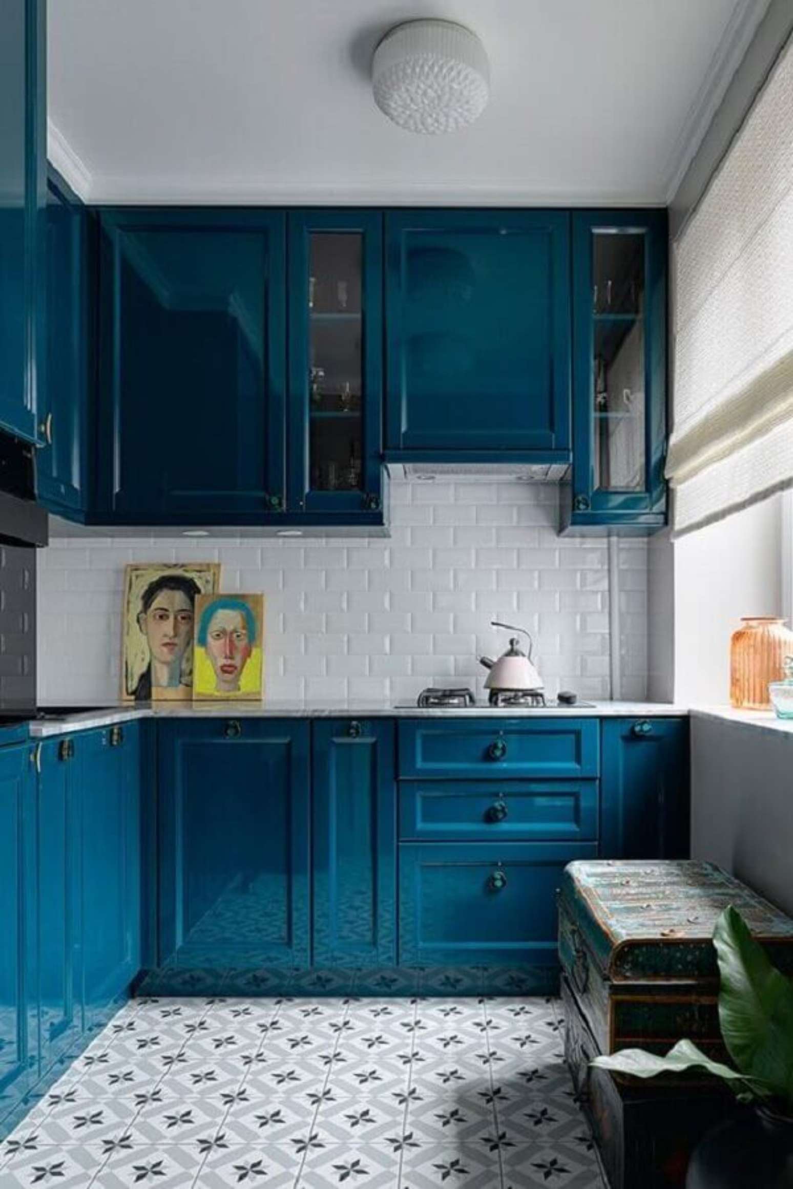 Armário de Cozinha Azul: Veja Como Usar +59 Modelos Lindos