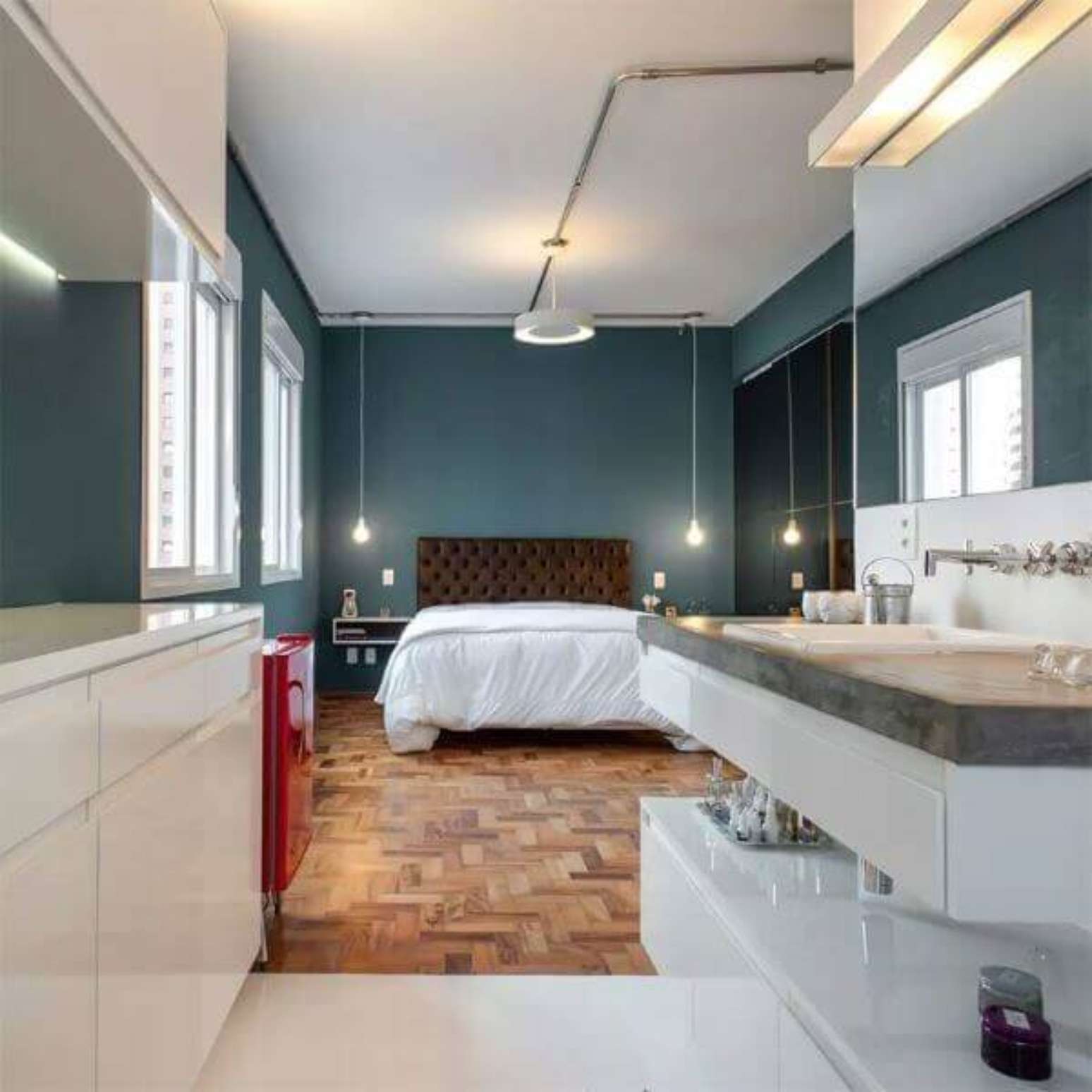 Quarto Com Suíte: +53 Projetos Integrados de Tirar o Fôlego