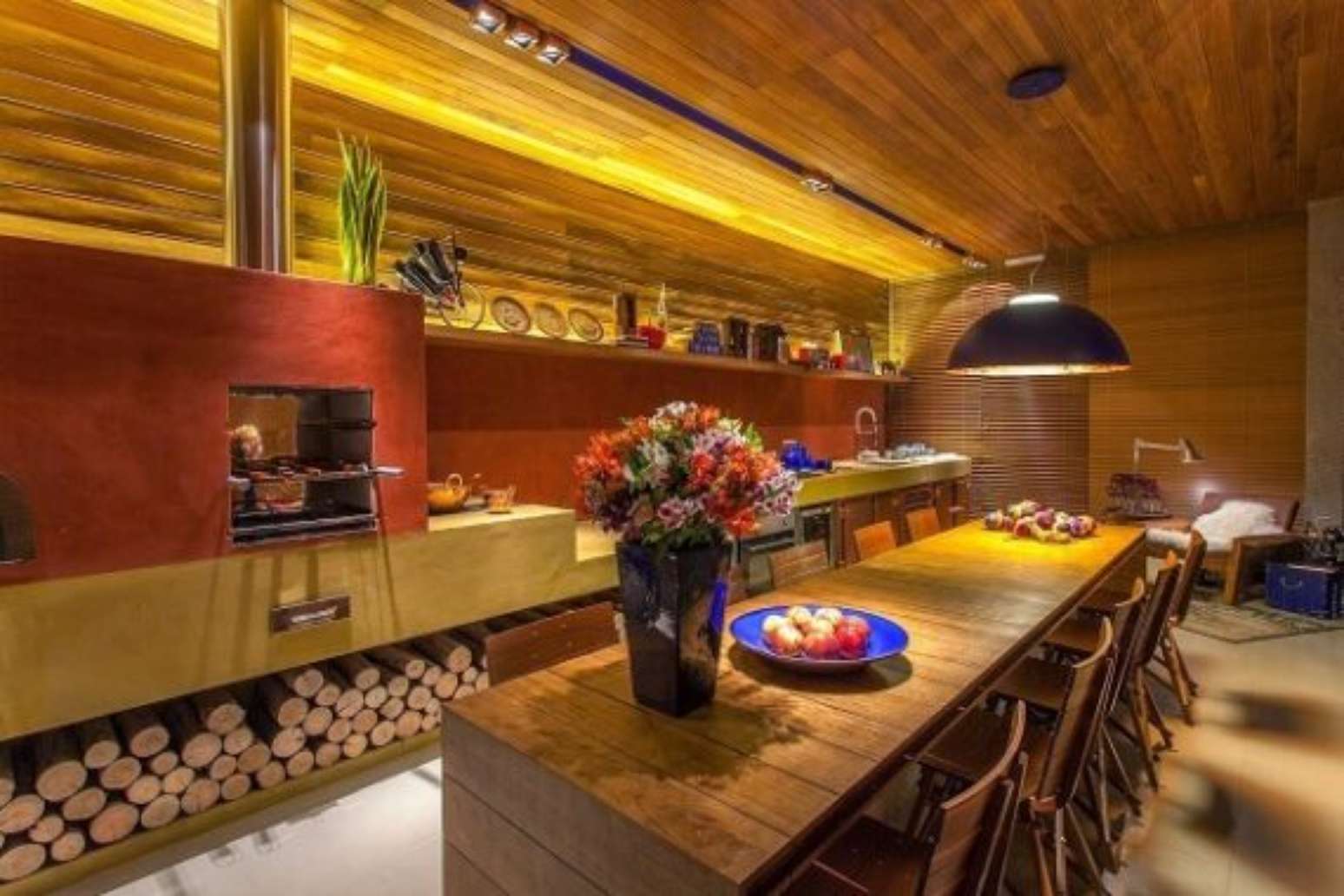 Área Gourmet com Fogão a Lenha: +57 Ideias Incríveis para Seu Espaço