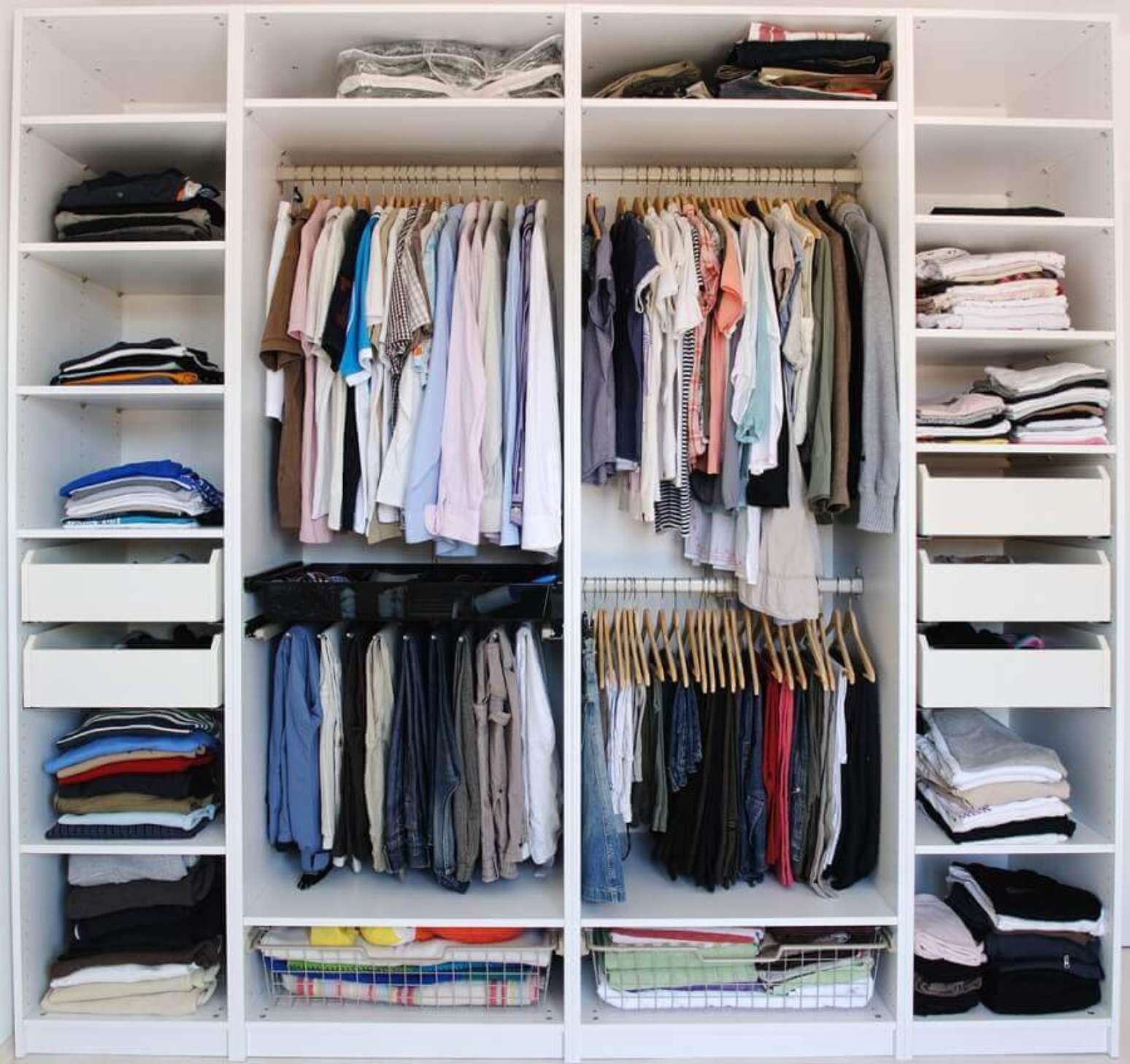 +17 Dicas de Organização de Guarda Roupa para Fazer em Casa
