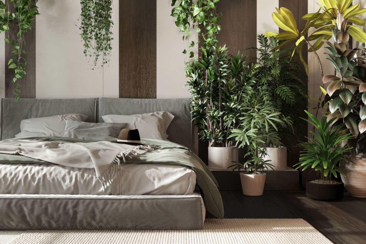 Veja cores e características presentes no design biofílico