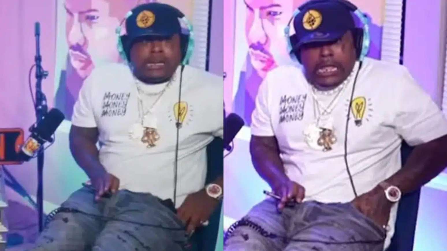 Uma Rapper Rapper dispara arma durante entrevista ao vivo e causa desespero em estúdio