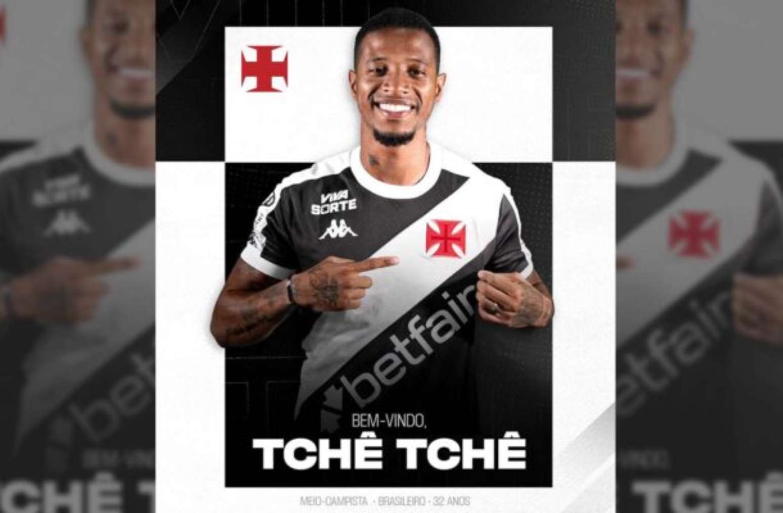 Vasco anuncia contratação de Tchê Tchê, ex-Botafogo