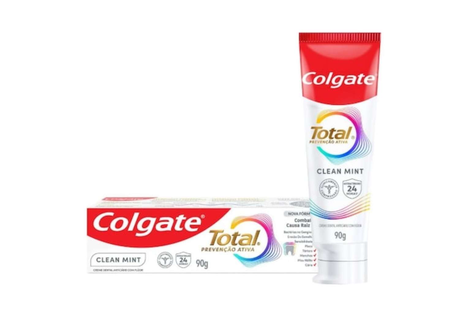 Colgate encerra fabricação do creme dental Total Clean Mint