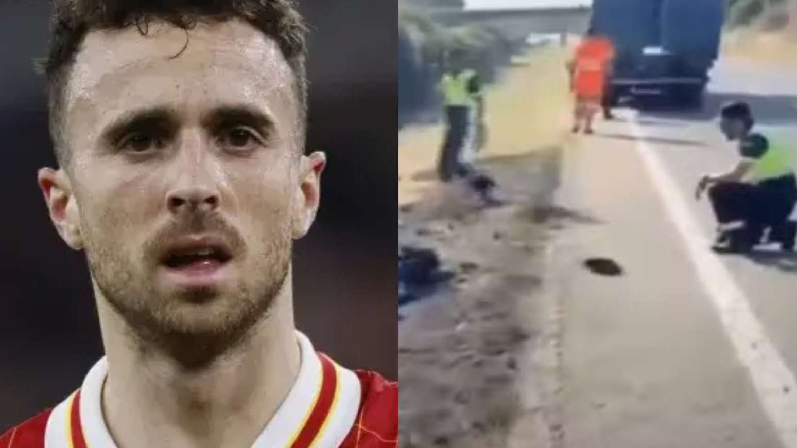 VÍDEO: Veja como ficou carro de Diogo Jota após grave acidente