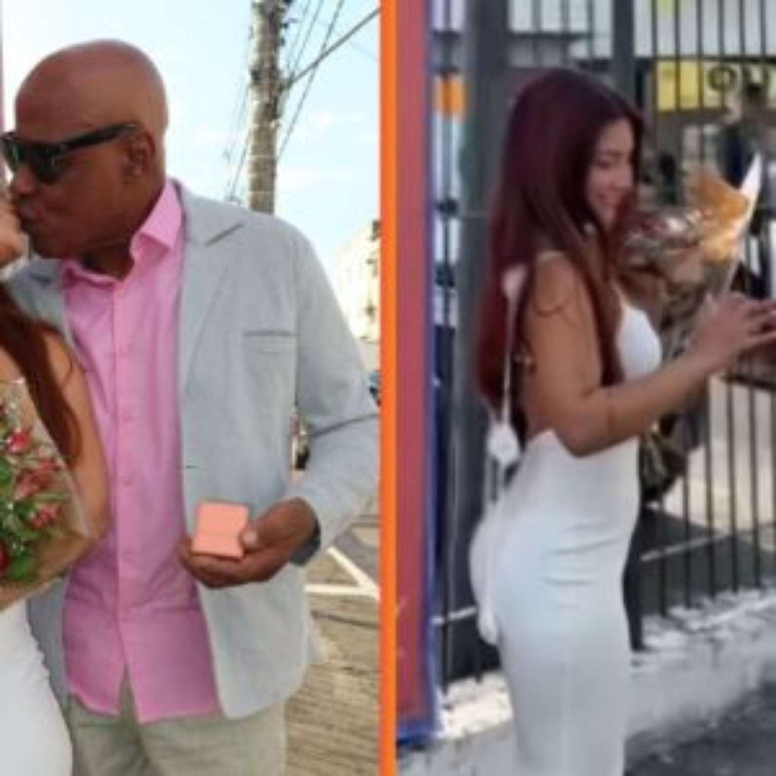 Kid Bengala pede modelo ruiva de 21 anos em casamento: 