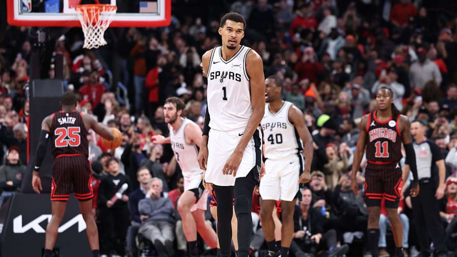 Wemby lidera virada dos Spurs sobre os Bulls