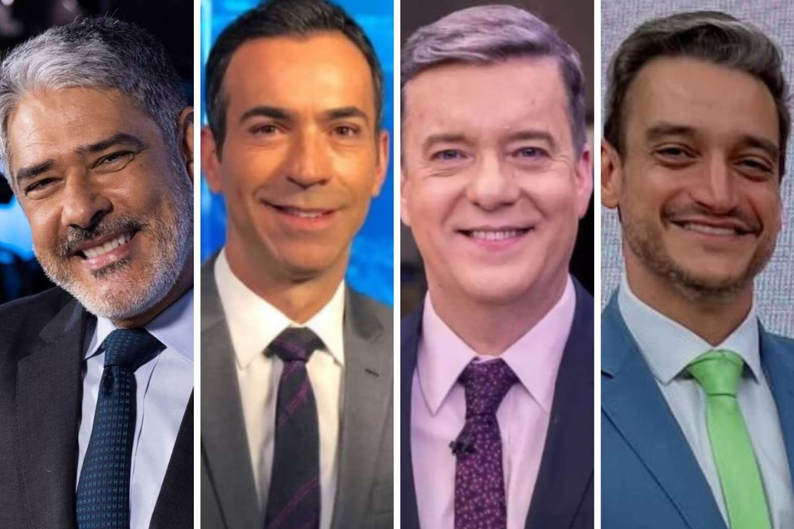 O que os jornalistas da Globo fizeram no 1º mês em seus novos postos?