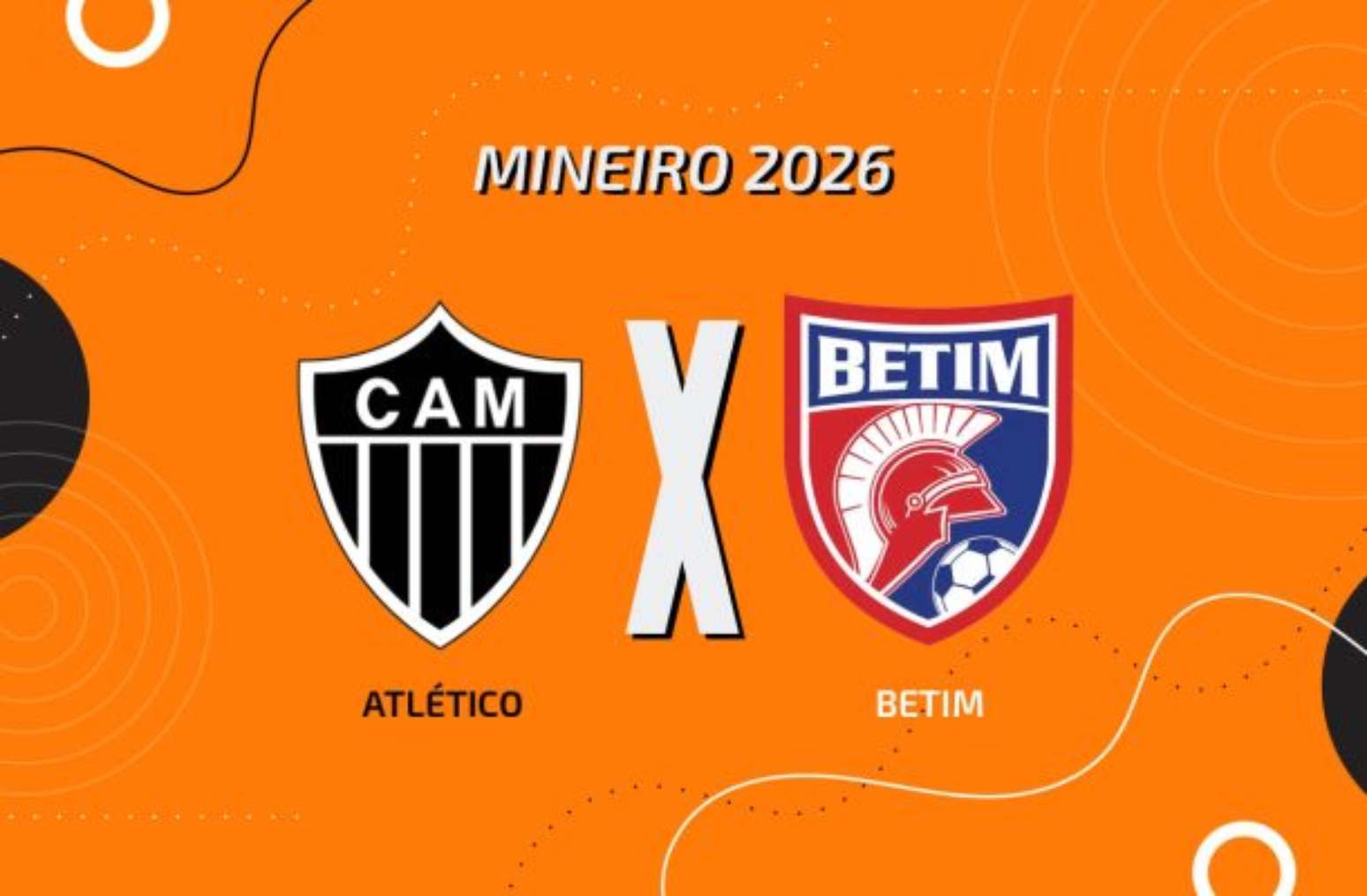 Atlético x Betim: onde assistir, escalações e arbitragem