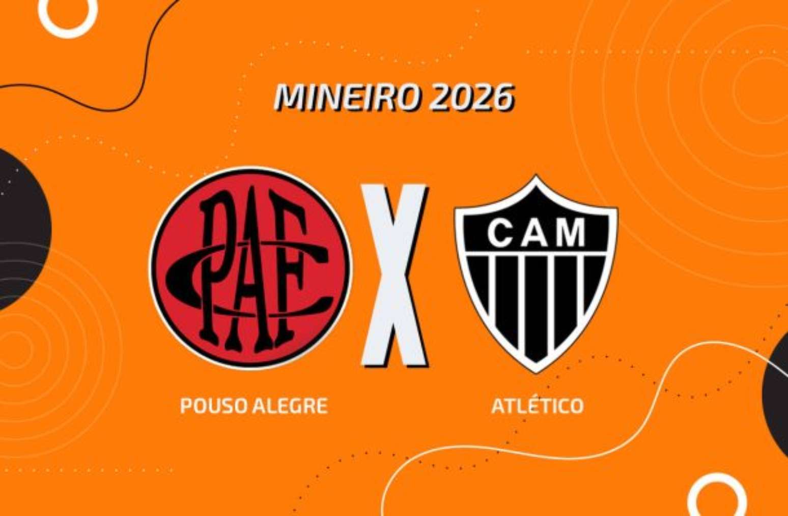 Pouso Alegre x Atlético: onde assistir, escalações e arbitragem