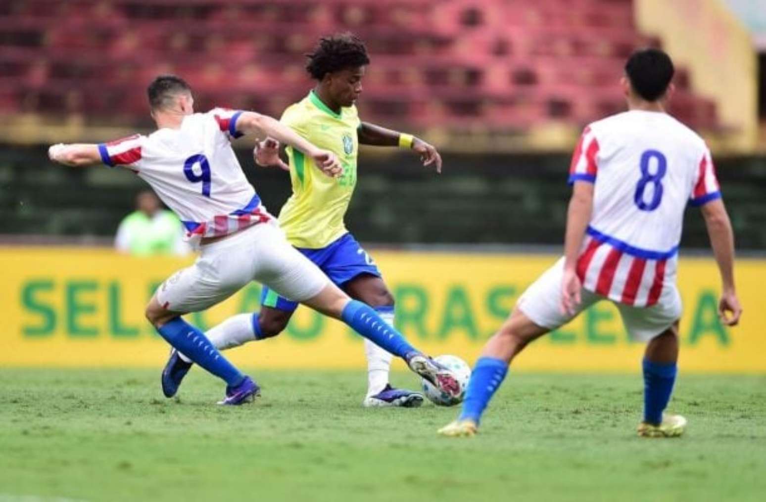 Com três gols de pênalti, Brasil Sub-20 vence o Paraguai Sub-20 novamente