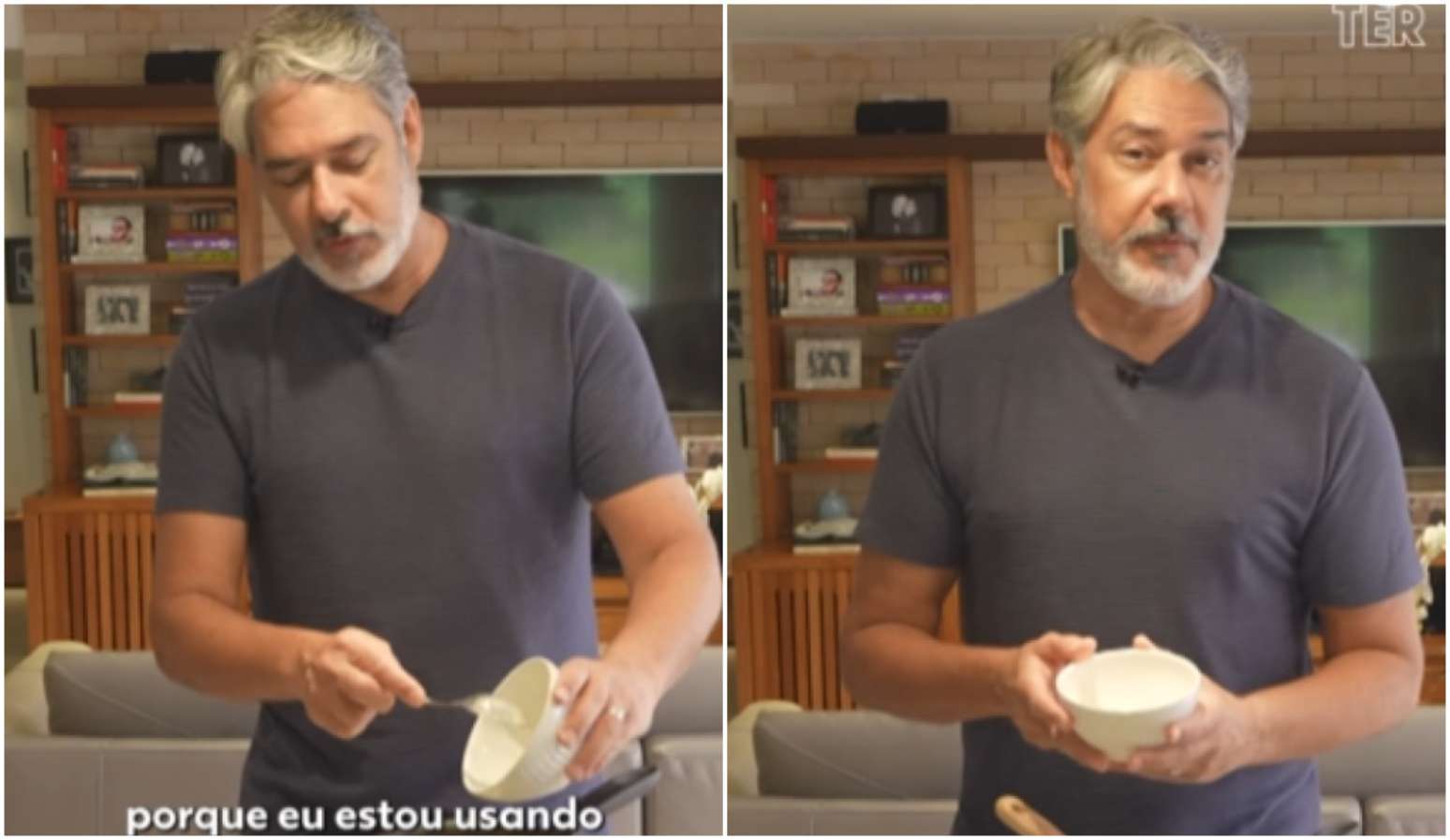 William Bonner estreia como repórter do Globo Repórter e prepara brigadeiro da família — image 3