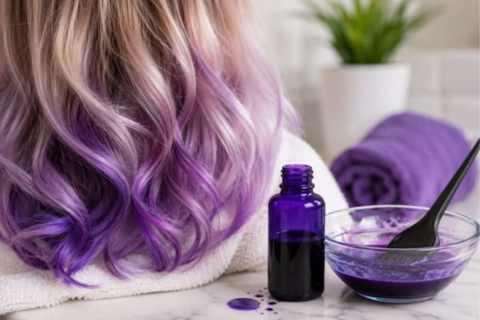 Violeta genciana no cabelo funciona mesmo? O que você precisa saber