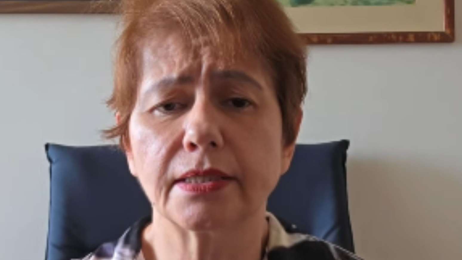 Narjara Turetta em registro para as redes sociais