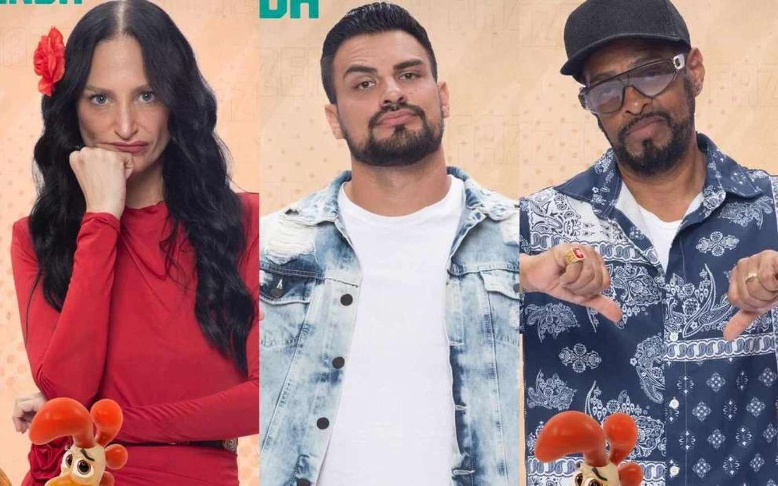 A Fazenda 18: Ariela, Renê ou Thaíde? Vote em quem você quer salvar na Roça