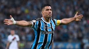 Com gol de Suárez, Grêmio vence o Vasco em despedida do camisa 9 da Arena