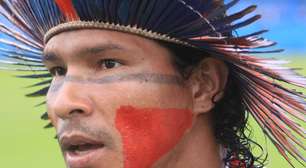 Artilheiro pintado marca, mas 1º time indígena perde para Paysandu