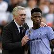 Vini Jr. publica carta aberta a Carlo Ancelotti: 'Você mudou a minha vida'