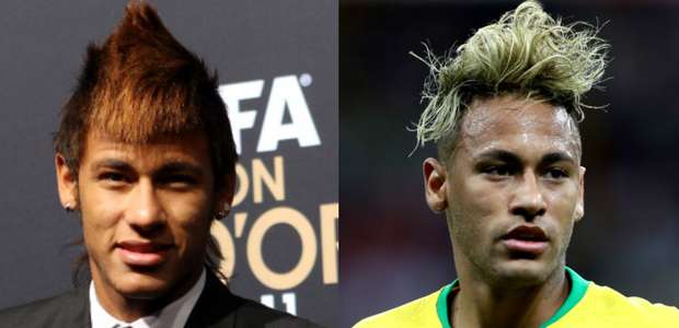 Moicano, loiro, emo: a evolução (ou não) capilar de Neymar