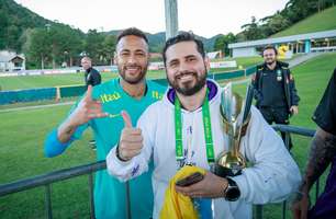 Vivo Keyd conhece jogadores da Seleção Brasileira