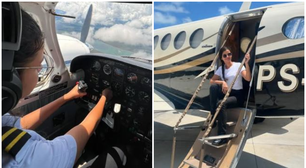 Quem é a piloto de 23 anos que comandou pouso de emergência de Lívia Andrade