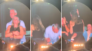 Casal flagrado por 'câmera do beijo' em show era casado; só não com eles mesmos