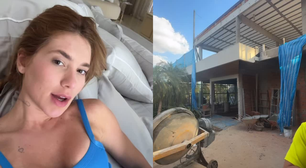 Virginia Fonseca mostra reforma em mansão milionária, com direito a lago