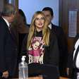 Virgínia aparece na CPI das Bets com moletom de Maria Flor