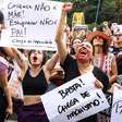 'Mulheres vivas': veja fotos dos atos contra o feminicídio que marcam o domingo