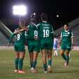 Palmeiras vence o Real Brasília no Brasileirão Feminino; veja fotos