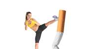 Estudo concluiu que pessoas que praticam exercícios tendem a ter menos vontade de fumar  Foto: Getty Images 