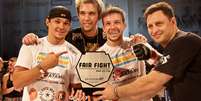 Bruno Scornavacca venceu Diego 'Ramones' Merc&uacute;rio no segundo round do main event do Fair Fight, em S&atilde;o Paulo  Foto: Milene Cardoso / AgNews