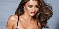 <p>Miranda Kerr em campanha de lingerie</p>  Foto: The Grosby Group