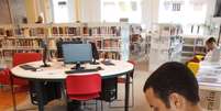 A biblioteca de Manguinhos engloba atividades socio-culturais  Foto: Sec. Estadual da Cultura - RJ / BBC News Brasil