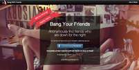 O Bang With Friends garante que só revela os nomes dos amigos interessados em transar se houver desejo mútuo  Foto: Reprodução