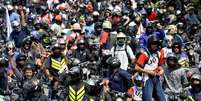 Motociclistas se reuniram para protestar contra novas regras do Contran na sexta-feira em São Paulo&nbsp;  Foto: Fernando Borges/Terra