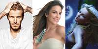 David Beckham, Ivete Sangalo e Britney Spears já lançaram perfumes  Foto: Divulgação