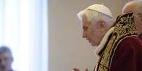 <p>Papa Bento XVI é visto durante um consitório no Vaticano</p>  Foto: Osservatore Romano / Reuters