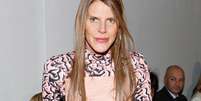 <p>Anna Dello Russo elogiou o desfile da estilista</p>  Foto: Getty Images 