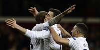 <p>Gareth Bale foi o destaque do Tottenham na Liga Europa</p>  Foto: Reuters
