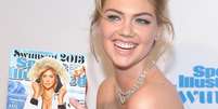 <p>Kate Upton estrela a capa da revista <em>Sports Illustrated</em></p>  Foto: Getty Images 