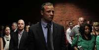<p>Pistorius está detido acusado de homicídio</p>  Foto: Reuters