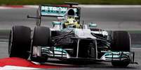 <p>Rosberg surpreendeu depois de sessão fraca pela manhã</p>  Foto: EFE