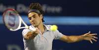 <p>Federer superou susto no torneio em que é o atual campeão</p>  Foto: Reuters