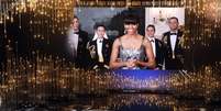 <p>A primeira-dama dos EUA, Michelle Obama, apresentou, por meio de vídeo, o prêmio de Melhor Filme com Jack Nicholson</p>  Foto: Getty Images 